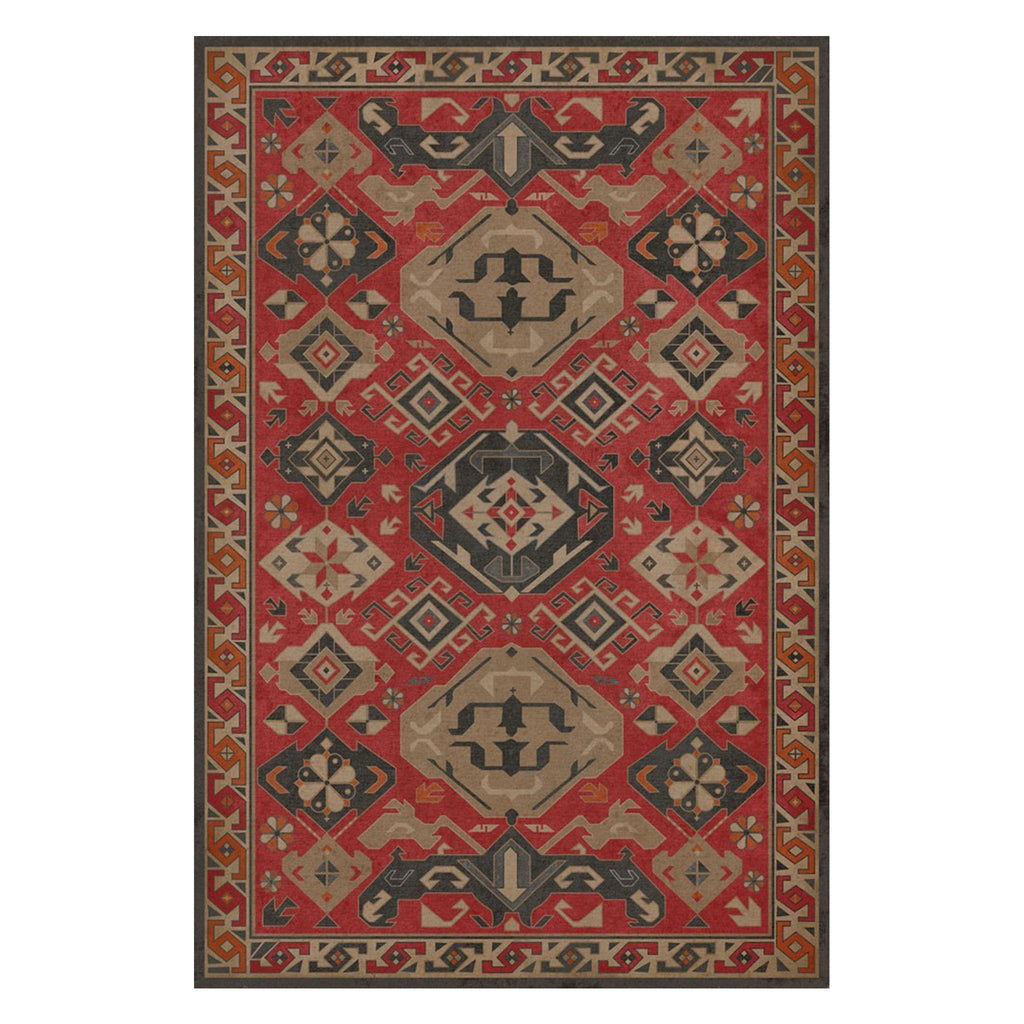 All Spice Vintage Vinyl Floorcloth - Sage InteriorsSpicher and Co