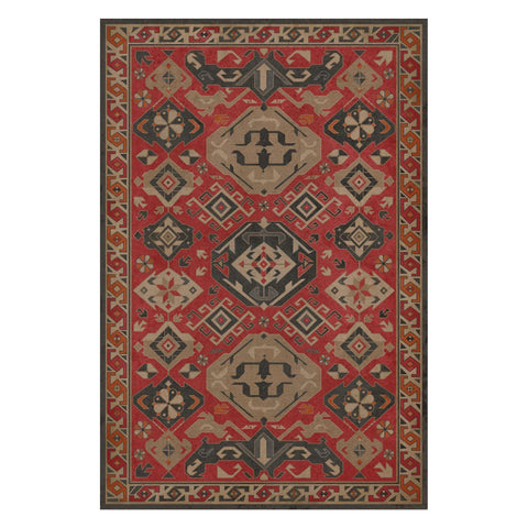 All Spice Vintage Vinyl Floorcloth - Sage InteriorsSpicher and Co