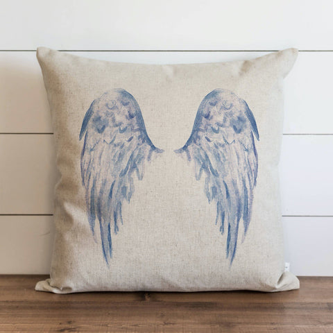 Angel Wings Blue Pillow - Sage InteriorsPorter Lane Home