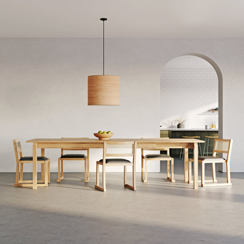 Annex Extendable Dining Table – Oak or Walnut Veneer with Hidden Leaf - Sage InteriorsSage InteriorsDining Table