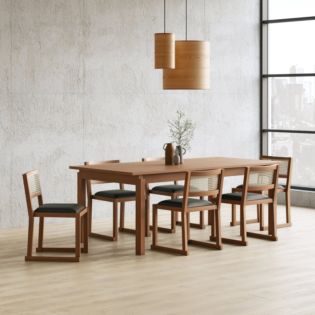 Annex Extendable Dining Table – Oak or Walnut Veneer with Hidden Leaf - Sage InteriorsSage InteriorsDining Table