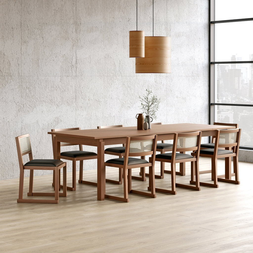 Annex Extendable Dining Table – Oak or Walnut Veneer with Hidden Leaf - Sage InteriorsSage InteriorsDining Table