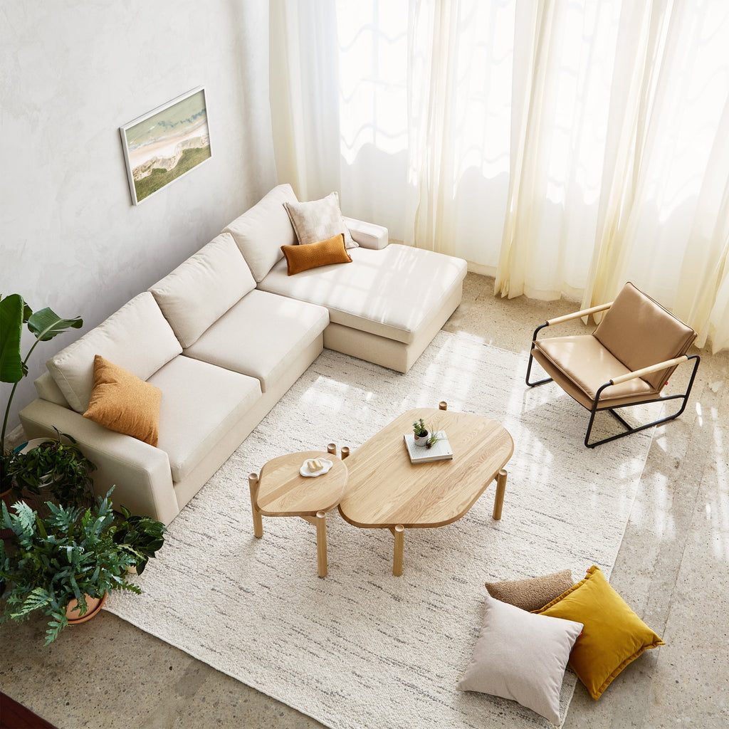 Ashdale Sectional – Minimalist Modular Comfort with Reversible Cushions - Sage InteriorsSage InteriorsSectional Sofa Units