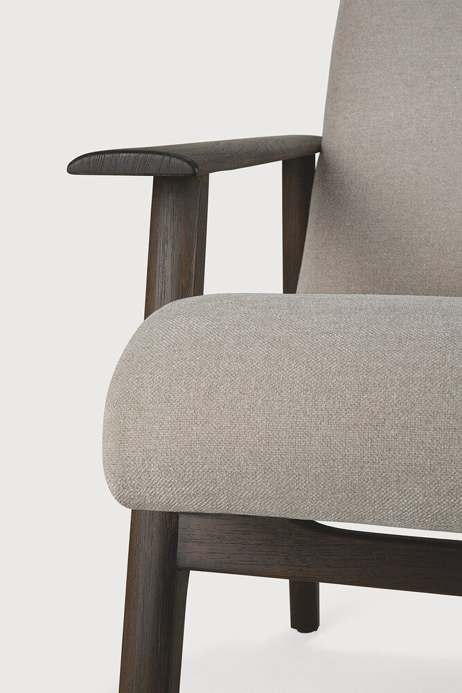 Aspekt Lounge Chair – Sculpted Oak & Leather Seating by Sage Interiors - Sage InteriorsEthnicraftlounge chair
