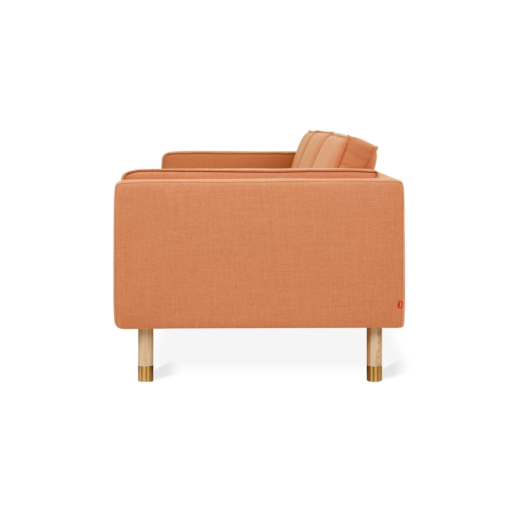 Augusta Sofa – Mid - Century Club Sofa with Brass or Pewter Accents - Sage InteriorsSage InteriorsSofa