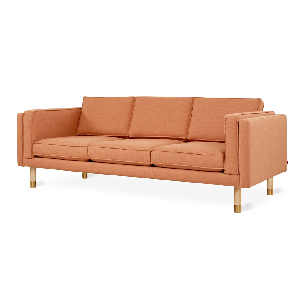 Augusta Sofa – Mid - Century Club Sofa with Brass or Pewter Accents - Sage InteriorsSage InteriorsSofa
