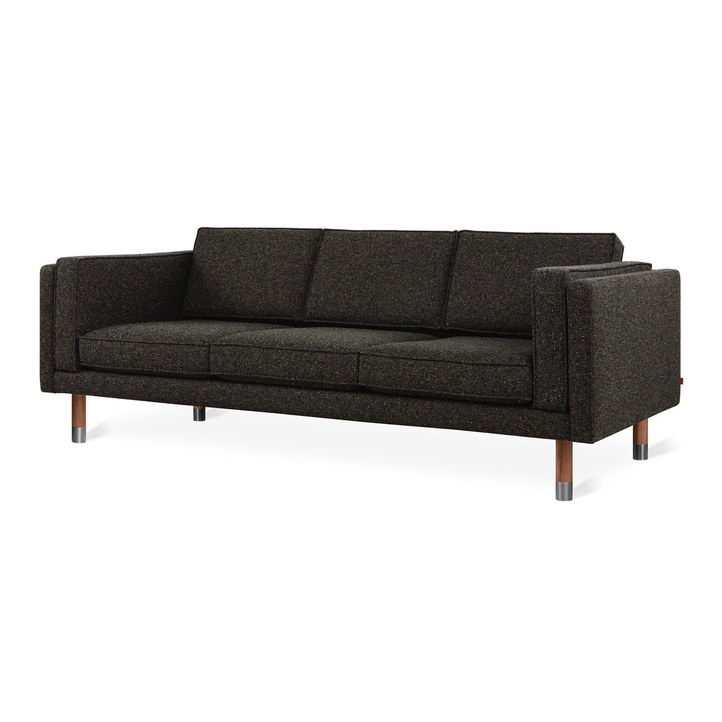 Augusta Sofa – Mid - Century Club Sofa with Brass or Pewter Accents - Sage InteriorsSage InteriorsSofa