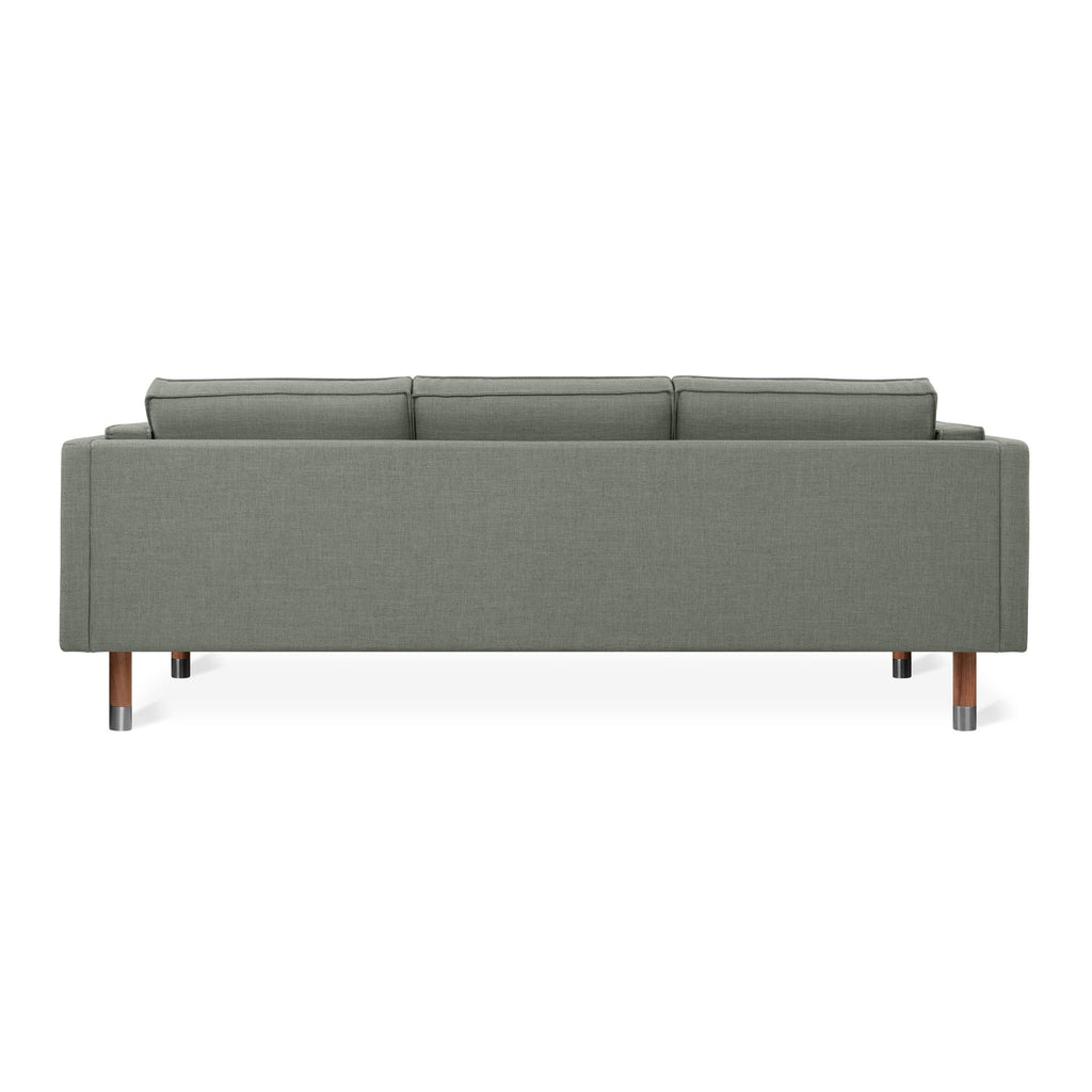 Augusta Sofa – Mid - Century Club Sofa with Brass or Pewter Accents - Sage InteriorsSage InteriorsSofa