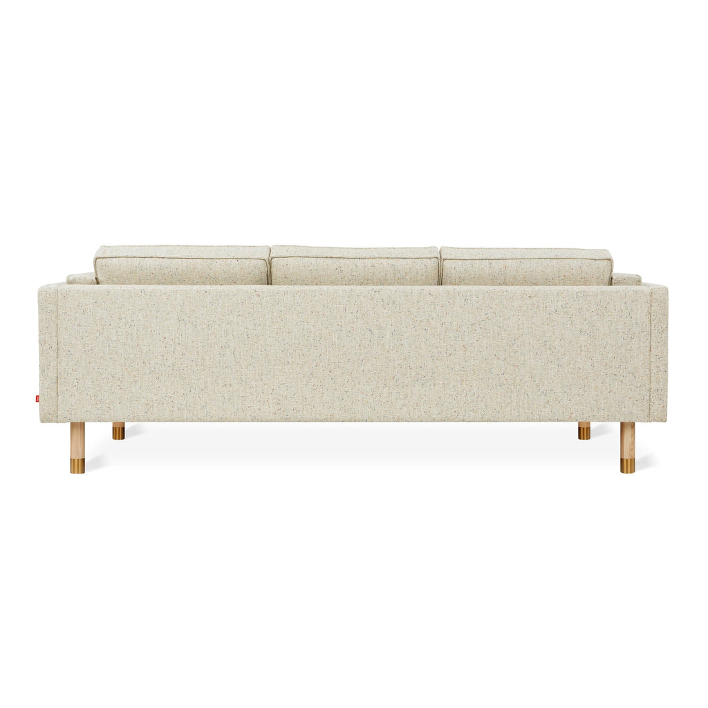 Augusta Sofa – Mid - Century Club Sofa with Brass or Pewter Accents - Sage InteriorsSage InteriorsSofa