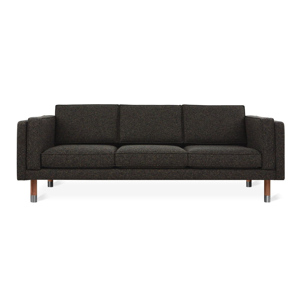 Augusta Sofa – Mid - Century Club Sofa with Brass or Pewter Accents - Sage InteriorsSage InteriorsSofa