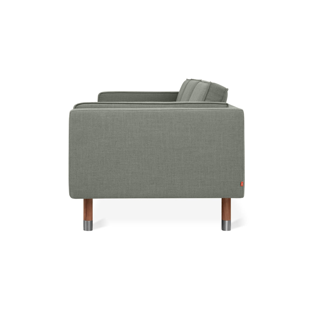 Augusta Sofa – Mid - Century Club Sofa with Brass or Pewter Accents - Sage InteriorsSage InteriorsSofa