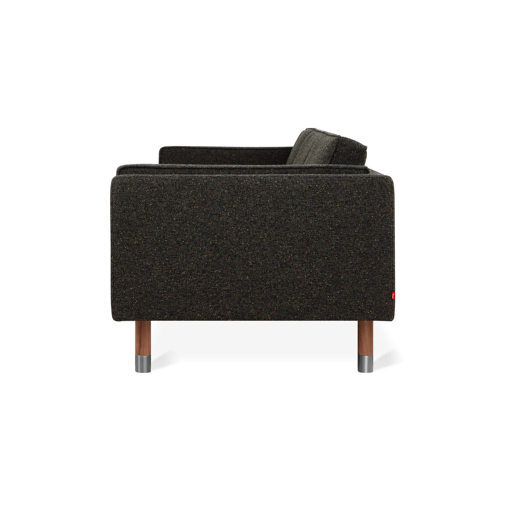 Augusta Sofa – Mid - Century Club Sofa with Brass or Pewter Accents - Sage InteriorsSage InteriorsSofa