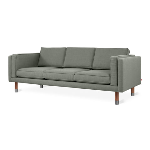 Augusta Sofa – Mid - Century Club Sofa with Brass or Pewter Accents - Sage InteriorsSage InteriorsSofa