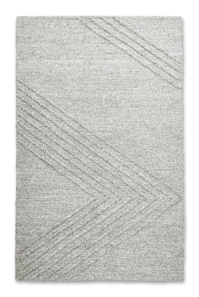 Avro Rug – Hand - Knotted Wool & Viscose with Geometric Texture - Sage InteriorsSage InteriorsAvro Rug
