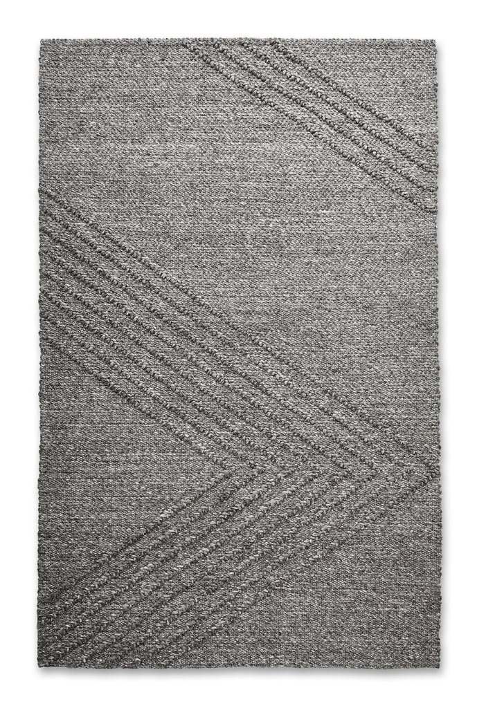 Avro Rug – Hand - Knotted Wool & Viscose with Geometric Texture - Sage InteriorsSage InteriorsAvro Rug