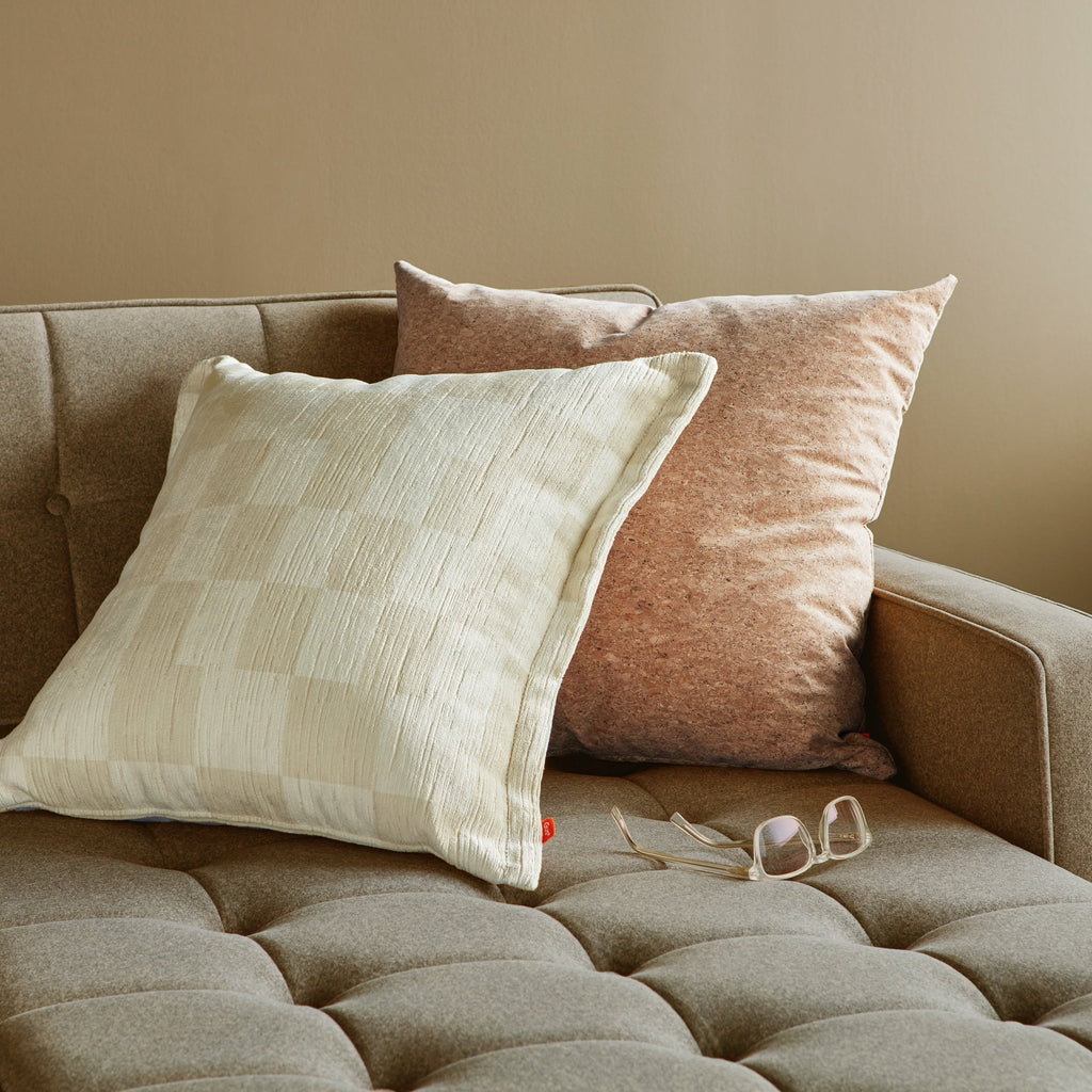 Avro Rug – Hand - Knotted Wool & Viscose with Geometric Texture - Sage InteriorsSage InteriorsRavi Pillow