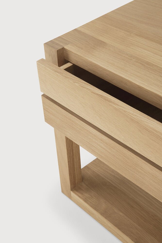 Azur Bedside Table – Solid Wood Nightstand by Sage Interiors - Sage InteriorsEthnicraft