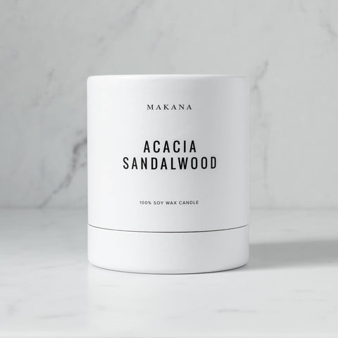Acacia Sandalwood - Classic Candle 10 oz: