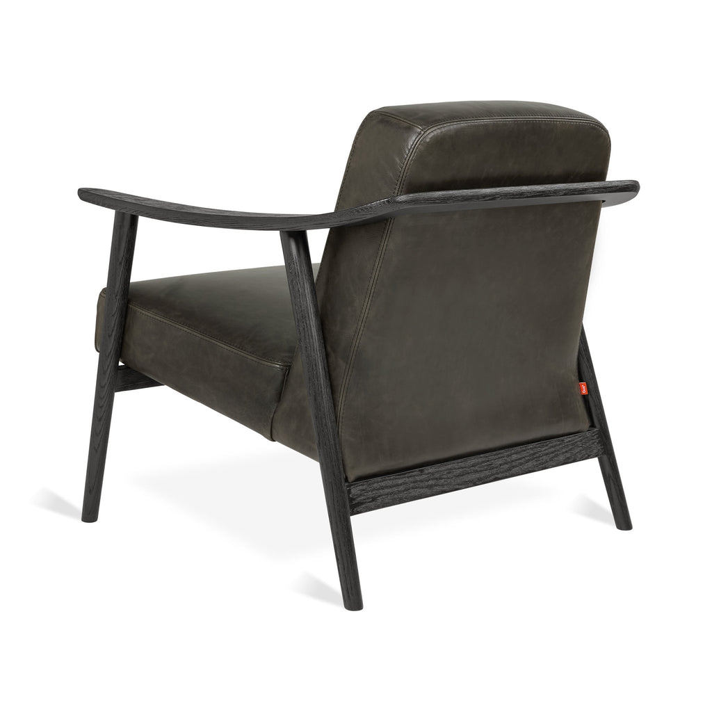 Baltic Leather Chair – Nordic Minimalist Solid Wood Lounge in Leather - Sage InteriorsSage InteriorsChair