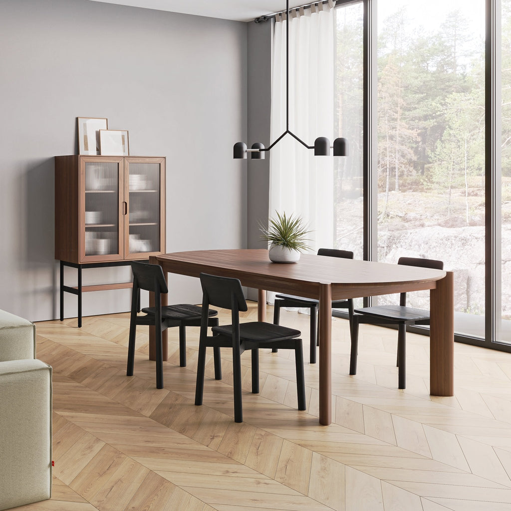 Bancroft Round Dining Table – Solid Wood Modern Design for 4 - Sage InteriorsSage InteriorsDining Table