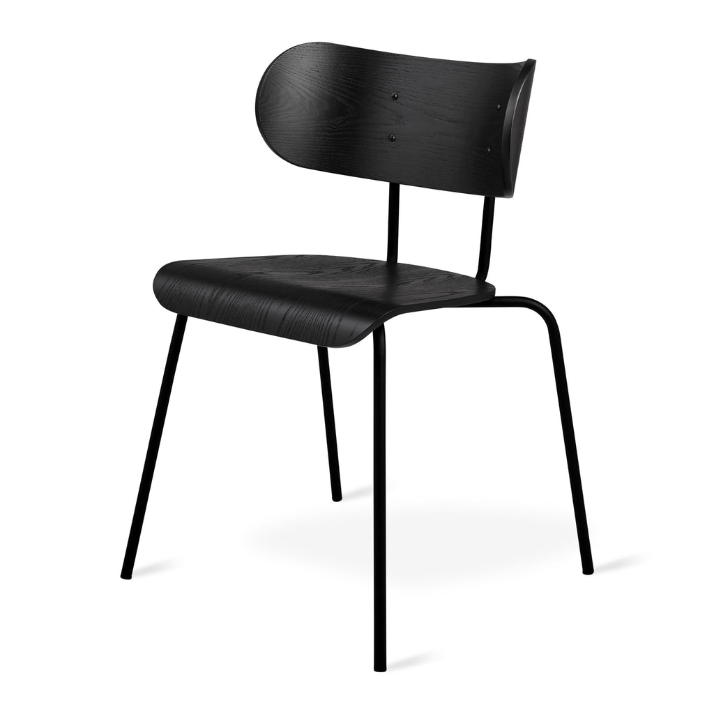 Bantam Dining Chair – Stackable Sculptural Wood + Steel Chair - Sage InteriorsSage InteriorsDining Chair