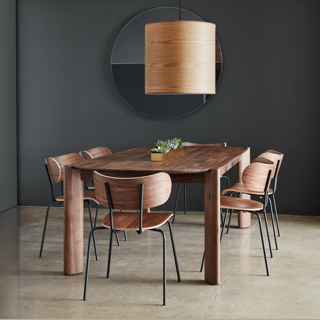 Bantam Dining Chair – Stackable Sculptural Wood + Steel Chair - Sage InteriorsSage InteriorsDining Chair