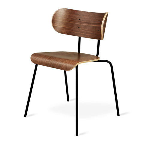 Bantam Dining Chair – Stackable Sculptural Wood + Steel Chair - Sage InteriorsSage InteriorsDining Chair