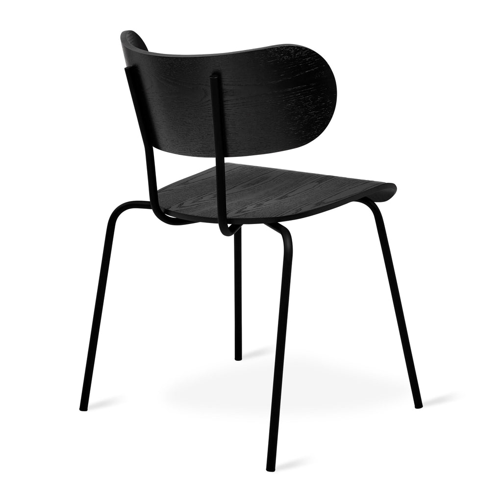 Bantam Dining Chair – Stackable Sculptural Wood + Steel Chair - Sage InteriorsSage InteriorsDining Chair
