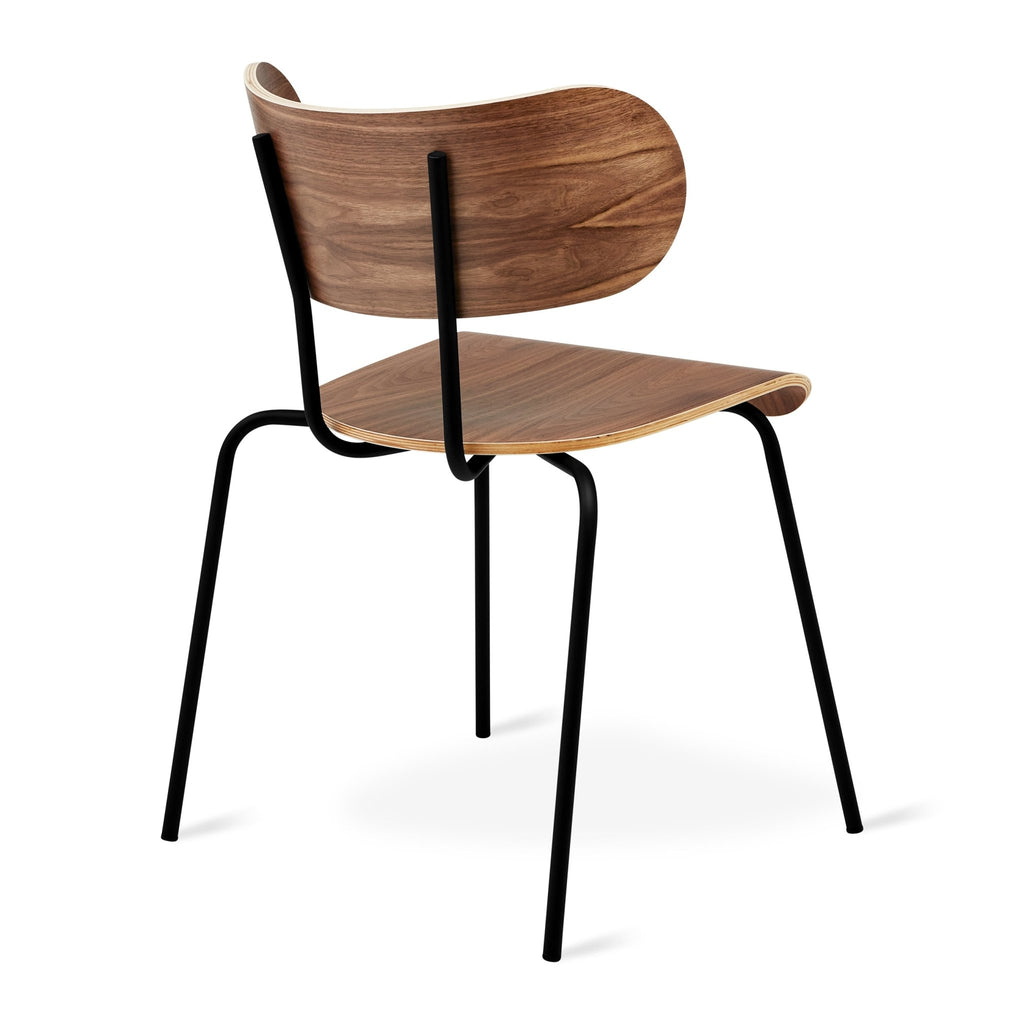 Bantam Dining Chair – Stackable Sculptural Wood + Steel Chair - Sage InteriorsSage InteriorsDining Chair