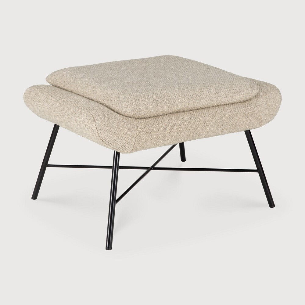 Barrow Footstool – Upholstered Mid - Century Accent by Sage Interiors - Sage InteriorsethnicraftOutdoor Footrest