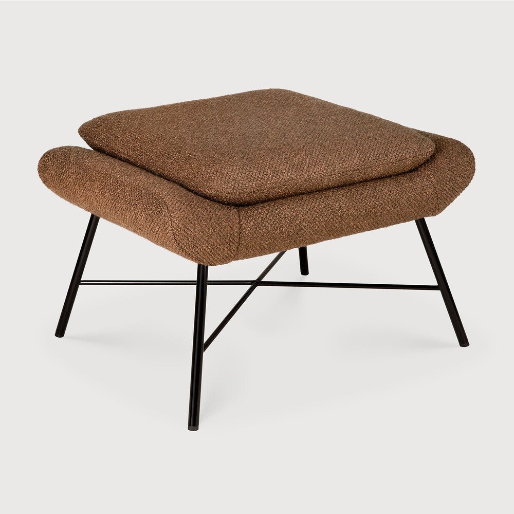 Barrow Footstool – Upholstered Mid - Century Accent by Sage Interiors - Sage InteriorsethnicraftOutdoor Footrest