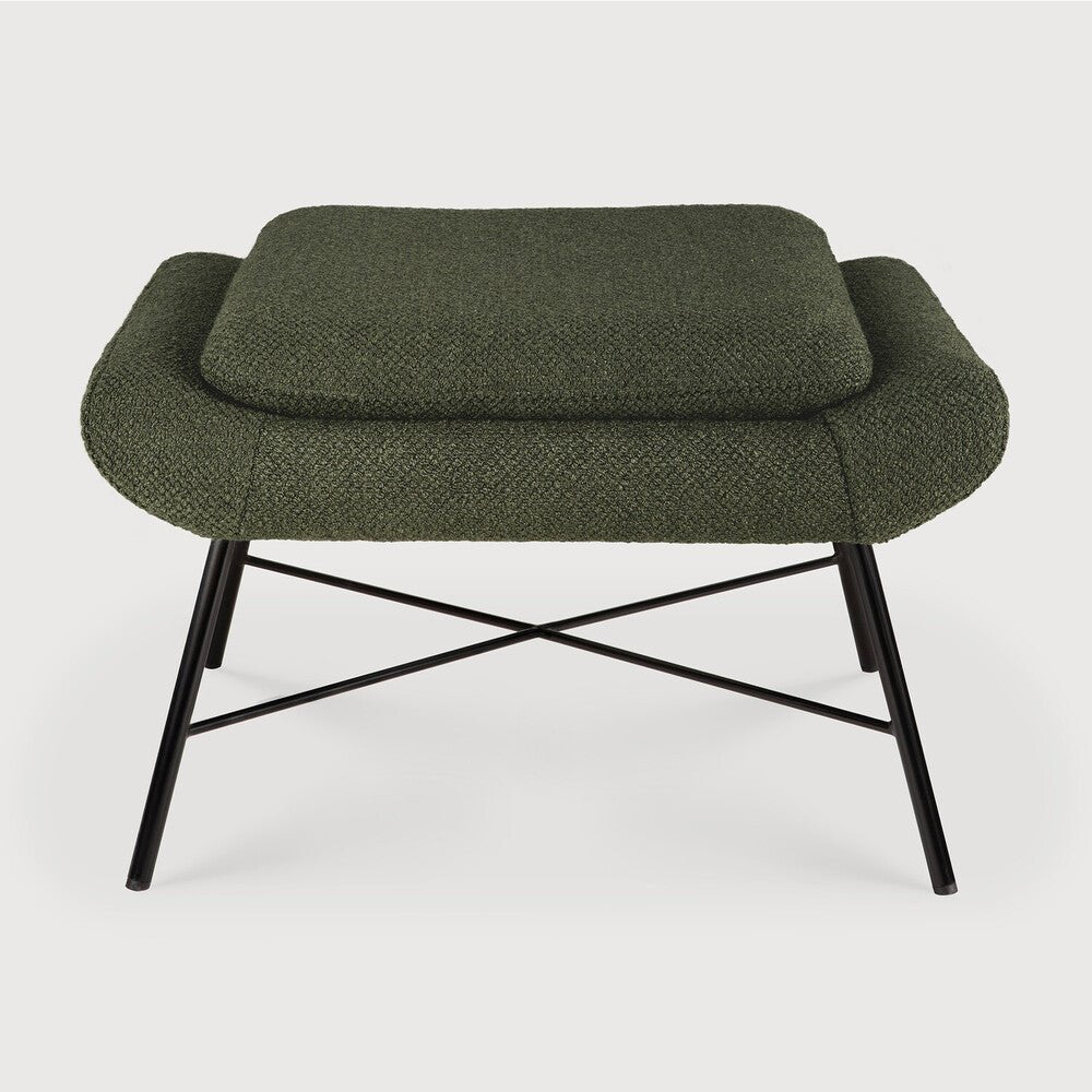 Barrow Footstool – Upholstered Mid - Century Accent by Sage Interiors - Sage InteriorsethnicraftOutdoor Footrest
