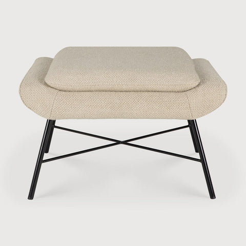 Barrow Footstool – Upholstered Mid - Century Accent by Sage Interiors - Sage InteriorsethnicraftOutdoor Footrest