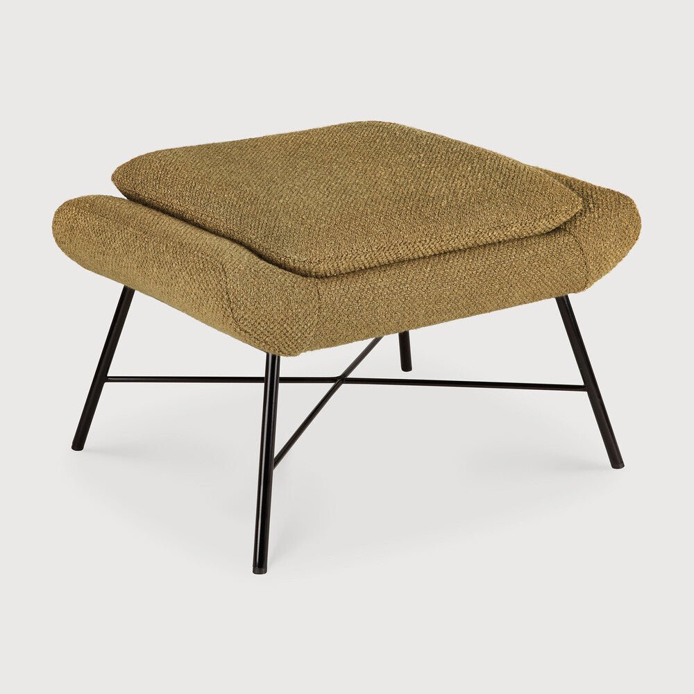 Barrow Footstool – Upholstered Mid - Century Accent by Sage Interiors - Sage InteriorsethnicraftOutdoor Footrest