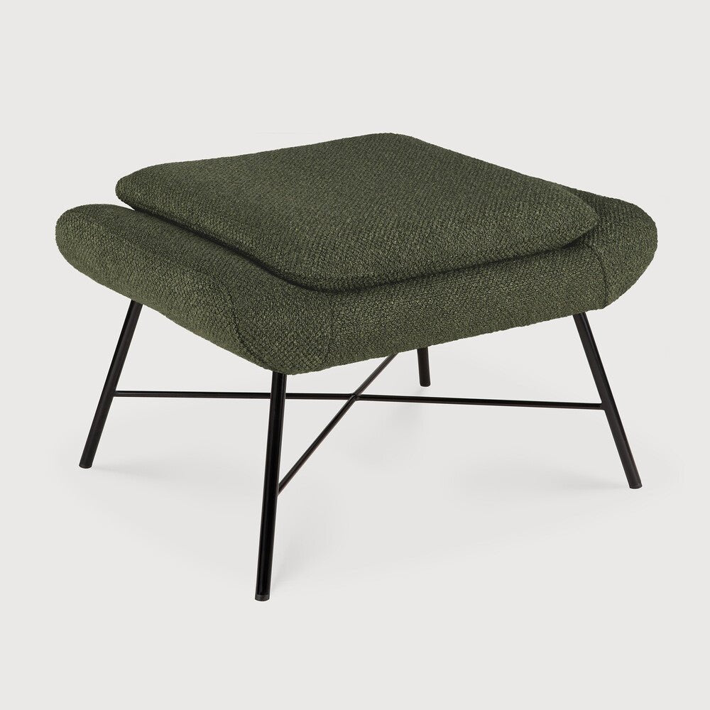Barrow Footstool – Upholstered Mid - Century Accent by Sage Interiors - Sage InteriorsethnicraftOutdoor Footrest