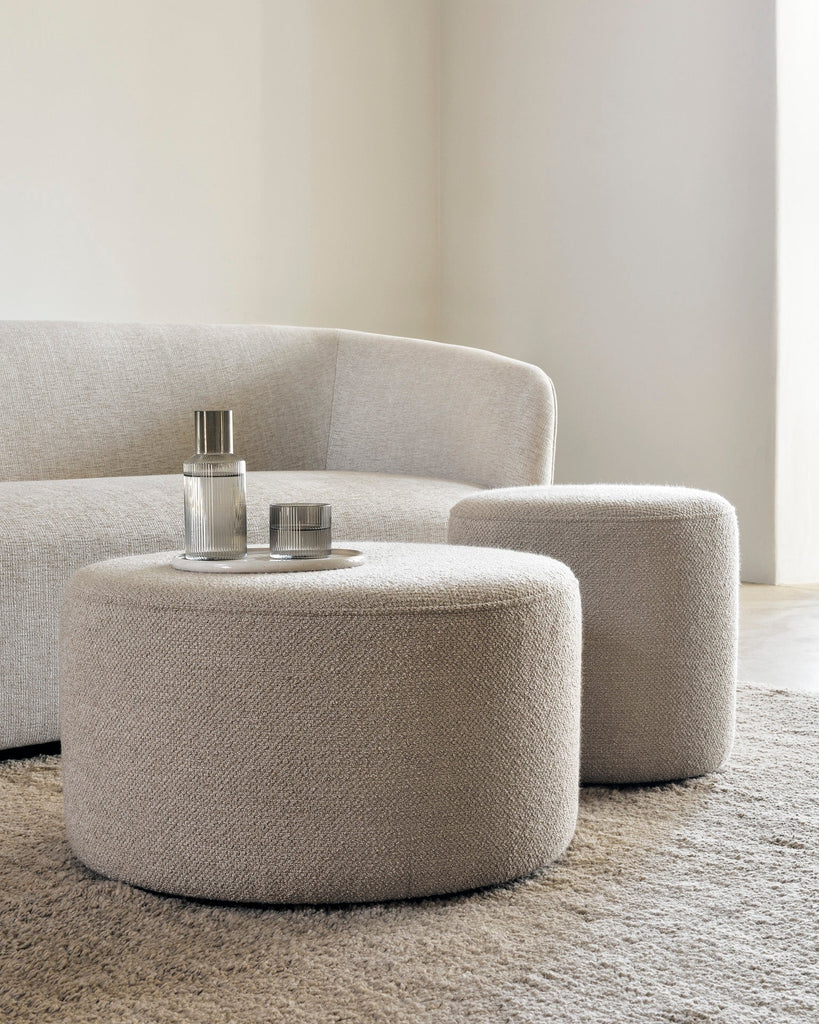 Barrow Pouf – Mid - Century Inspired Accent Seating by Sage Interiors - Sage InteriorsEthnicraftOttoman