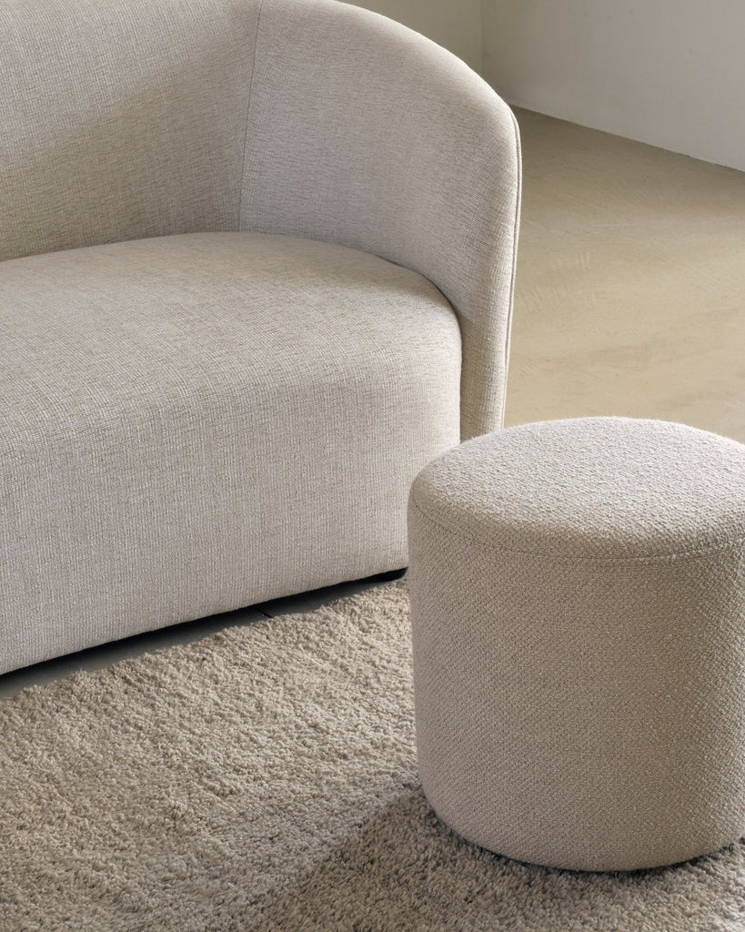 Barrow Pouf – Mid - Century Inspired Accent Seating by Sage Interiors - Sage InteriorsEthnicraftOttoman