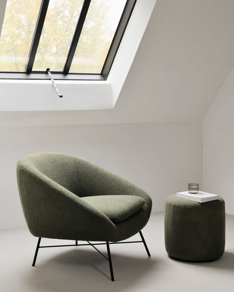 Barrow Pouf – Mid - Century Inspired Accent Seating by Sage Interiors - Sage InteriorsEthnicraftOttoman
