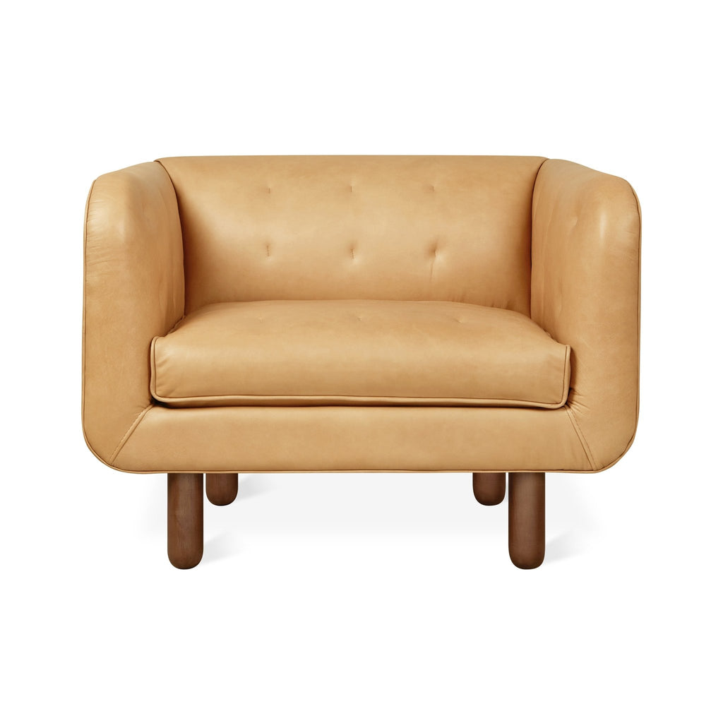 Beaconsfield Chair – Vintage Leather Club Chair with Tufted Detailing - Sage InteriorsSage InteriorsChair