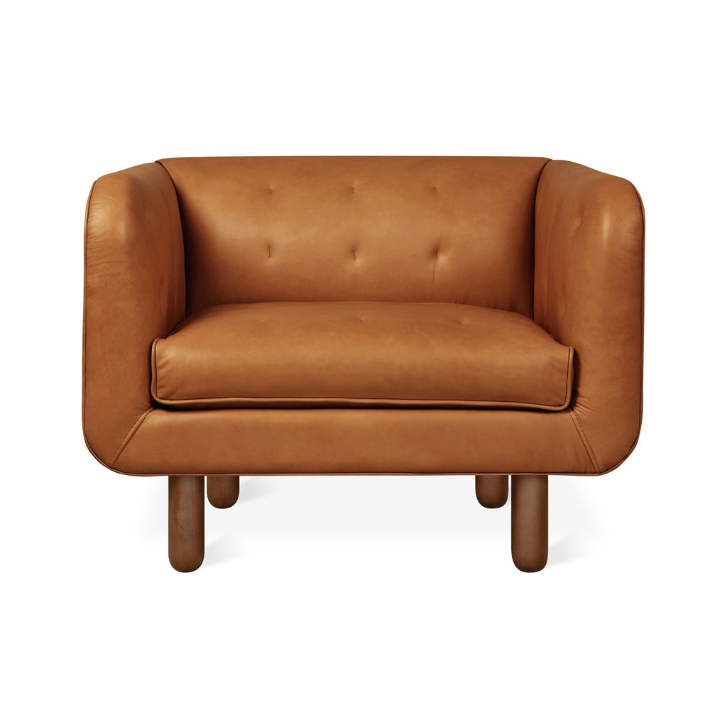 Beaconsfield Chair – Vintage Leather Club Chair with Tufted Detailing - Sage InteriorsSage InteriorsChair