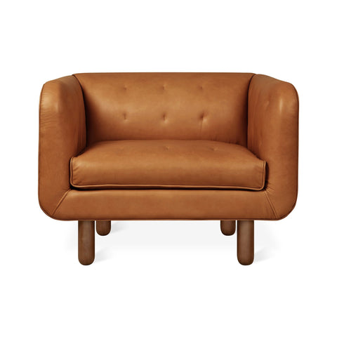 Beaconsfield Chair – Vintage Leather Club Chair with Tufted Detailing - Sage InteriorsSage InteriorsChair