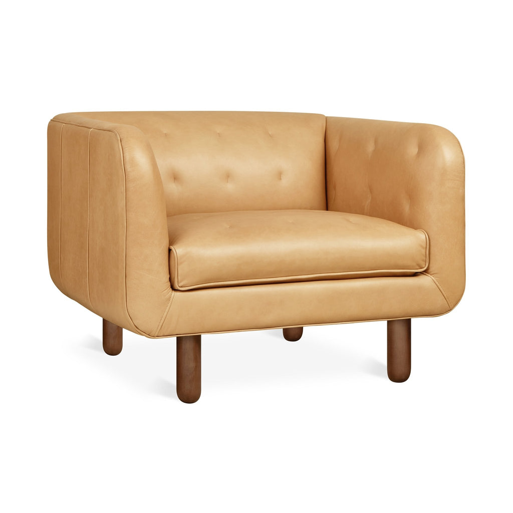 Beaconsfield Chair – Vintage Leather Club Chair with Tufted Detailing - Sage InteriorsSage InteriorsChair