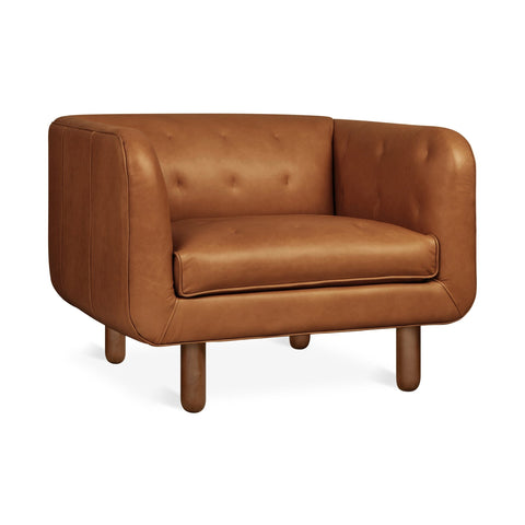 Beaconsfield Chair – Vintage Leather Club Chair with Tufted Detailing - Sage InteriorsSage InteriorsChair