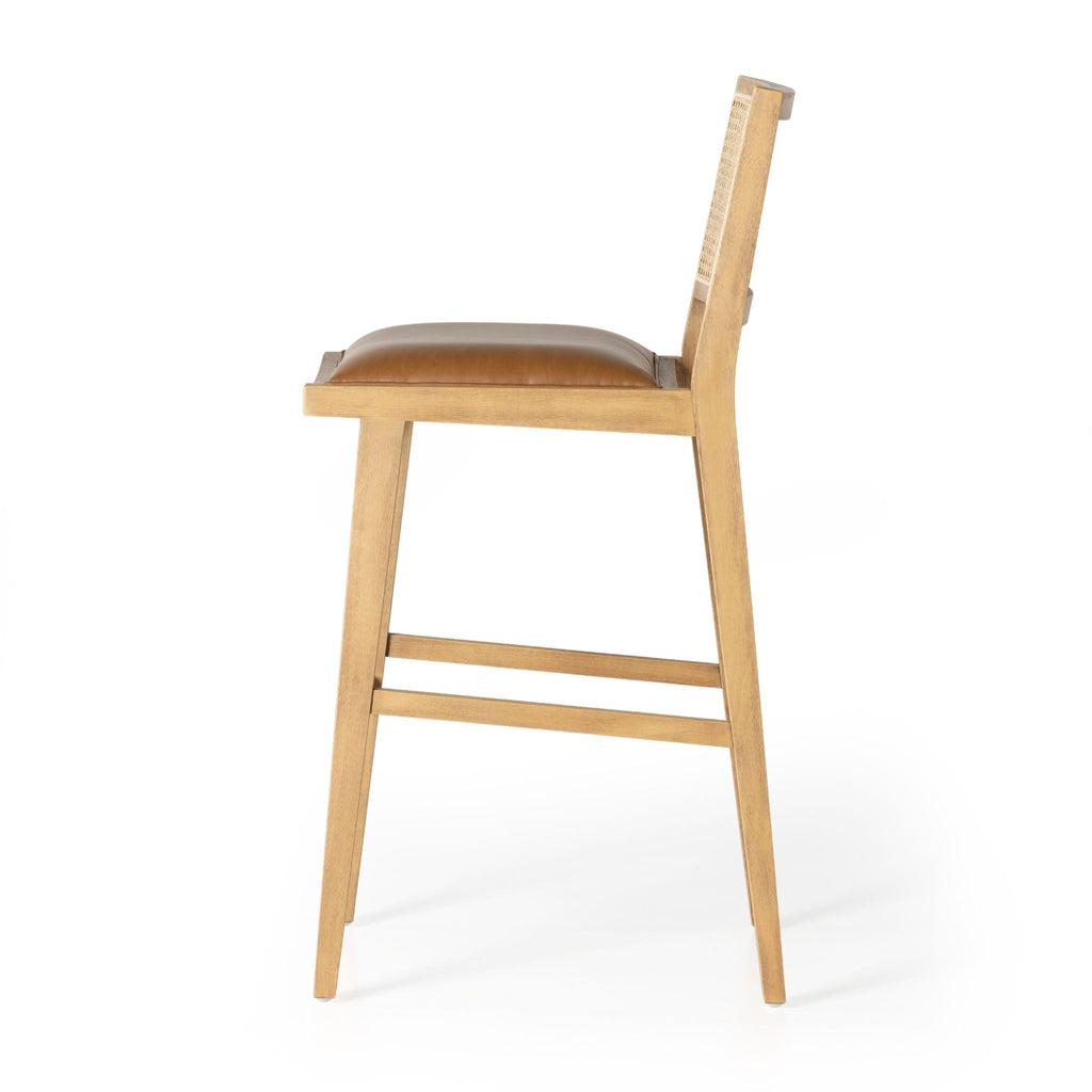 Beech Wood Cane Stool - Sage InteriorsFHDining Stool