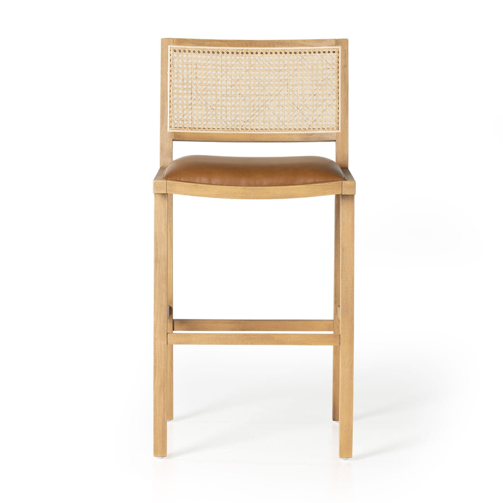 Beech Wood Cane Stool - Sage InteriorsFHDining Stool