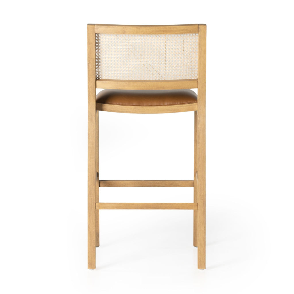 Beech Wood Cane Stool - Sage InteriorsFHDining Stool