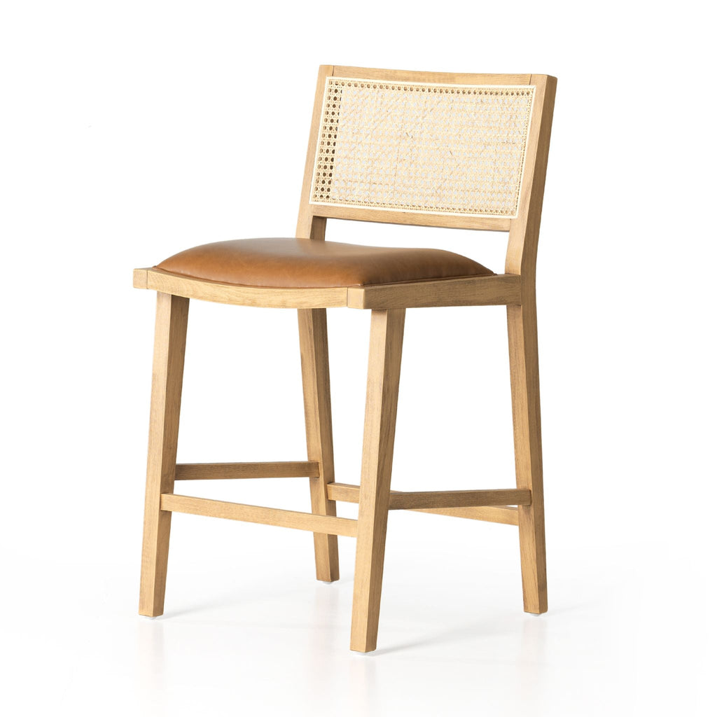 Beech Wood Cane Stool - Sage InteriorsFHDining Stool