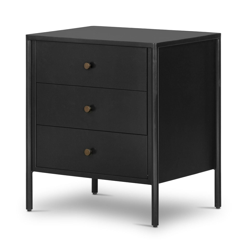 Black Iron Nightstand, Delivered to You Sooner