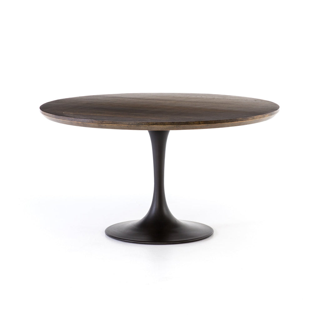 Black Tulip Dining Table in English Brown Oak - Sage InteriorsFHDining Table
