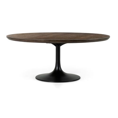 Black Tulip Dining Table in English Brown Oak - Sage InteriorsFHDining Table